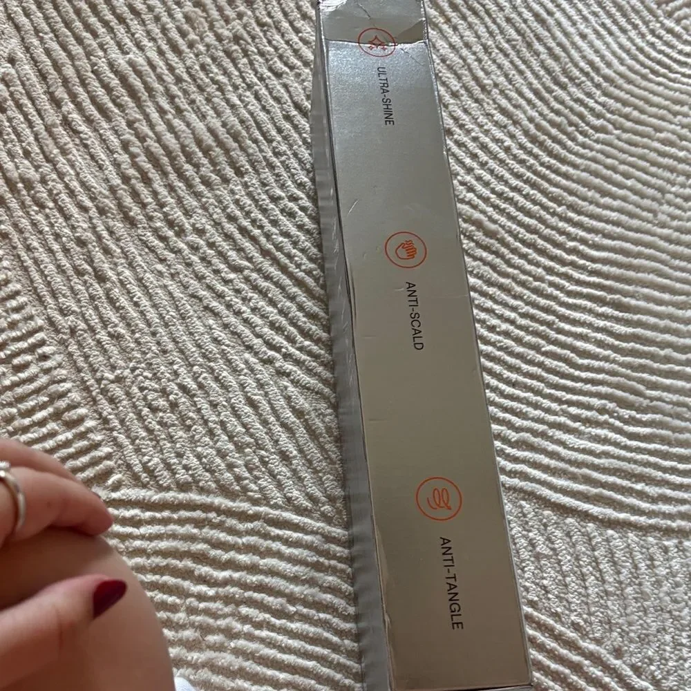 Glam Hair Automatic Curling Iron - Silver and Orange